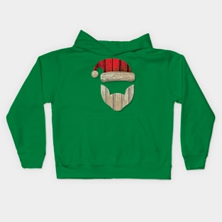 Reclaimed Barnwood Santa Kids Hoodie